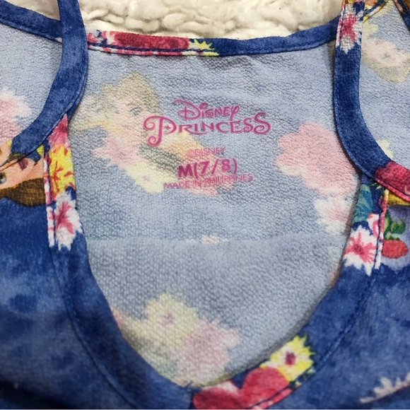 Disney Princess Belle Blue Dress Girls size Med 7/8 - Picture 3 of 9